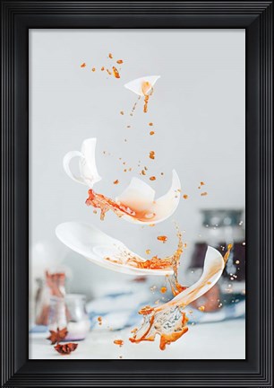 Framed Broken Cup Print