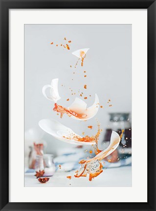 Framed Broken Cup Print