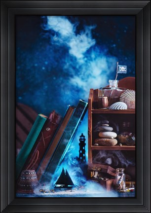 Framed Black Pearl Print
