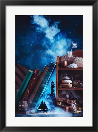 Framed Black Pearl Print