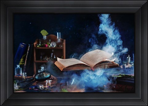 Framed Levitation Spell Print