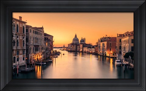 Framed Dawn on Venice Print