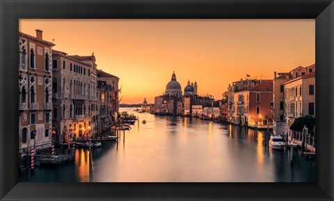 Framed Dawn on Venice Print