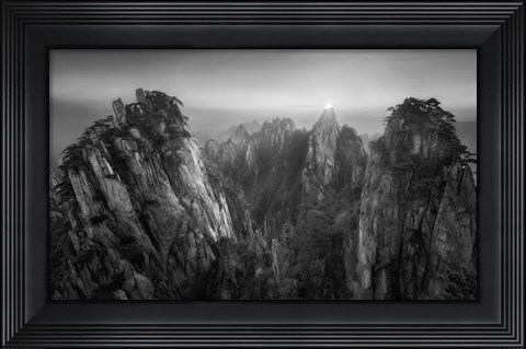 Framed On The Top Print