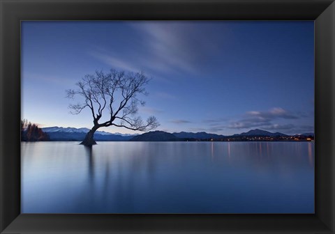 Framed Wanaka Twilight Print