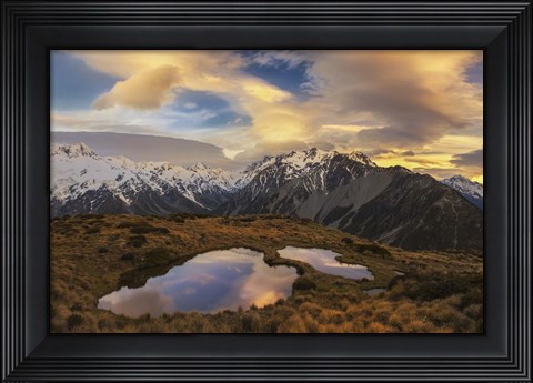 Framed Mountain Light Print