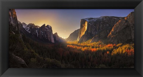 Framed Yosemite Firefall Print