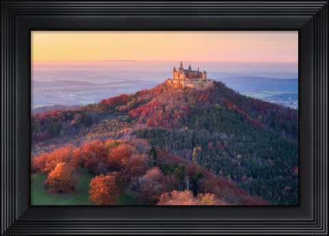 Framed Golden Autumn Evening Print