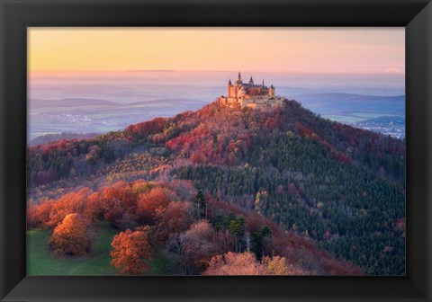 Framed Golden Autumn Evening Print