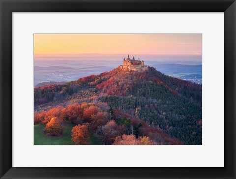 Framed Golden Autumn Evening Print