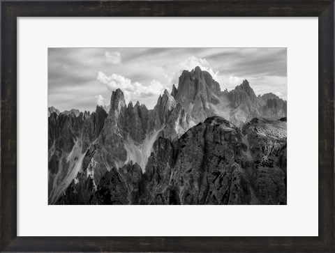 Framed Peaks Print