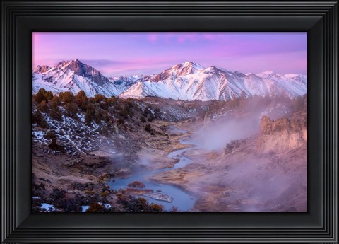 Framed Hot Creek Print
