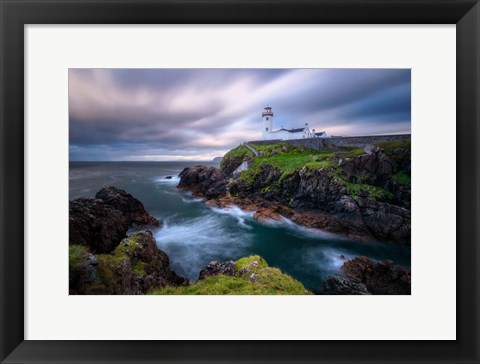 Framed Fanad Head Lighthouse Print