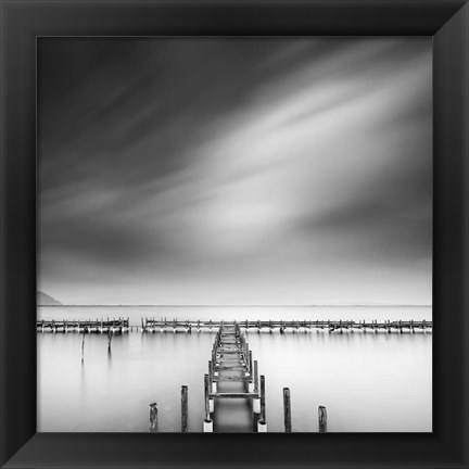 Framed By the Sea Print