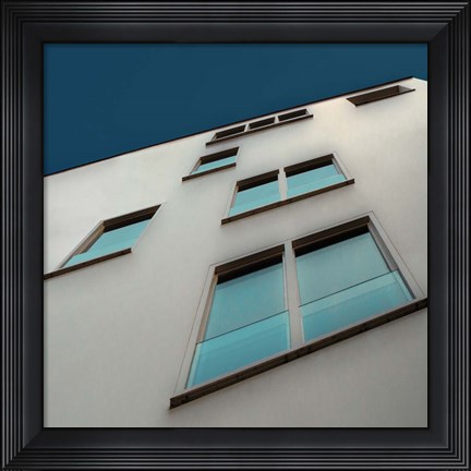 Framed Ten Little Windows II Print