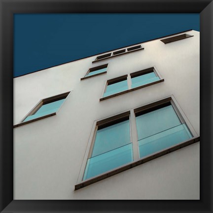 Framed Ten Little Windows II Print