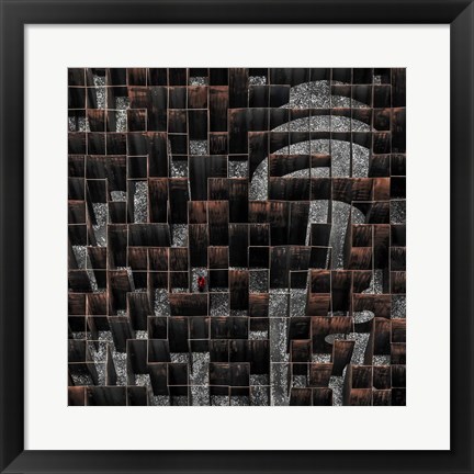 Framed Labyrinth Print