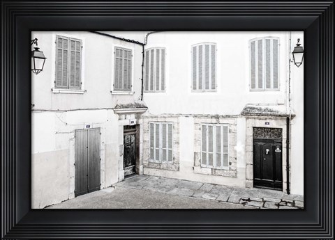 Framed White Corner Print