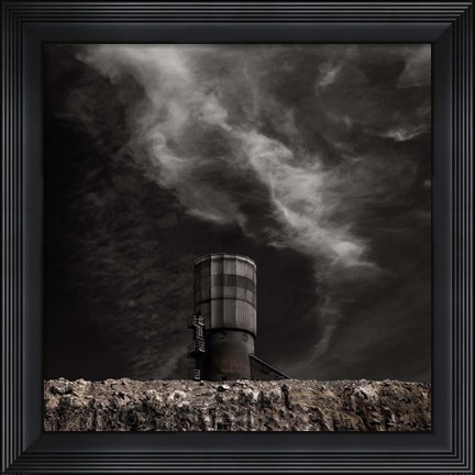 Framed Cement Factory Print