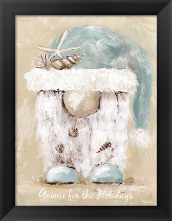 Framed Gnome for the Holidays Print