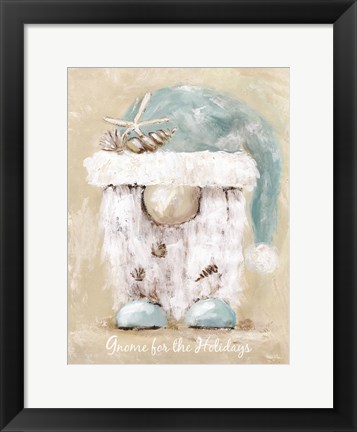 Framed Gnome for the Holidays Print