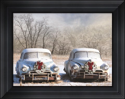 Framed Christmas Buddies Print
