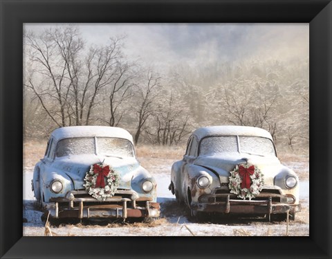 Framed Christmas Buddies Print