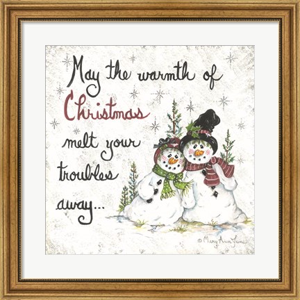 Framed Warmth of Christmas Print