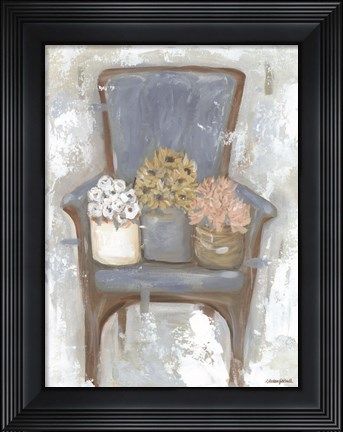 Framed Summer Flower Harvest Print