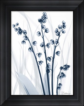 Framed Radiant Blues 1 Print
