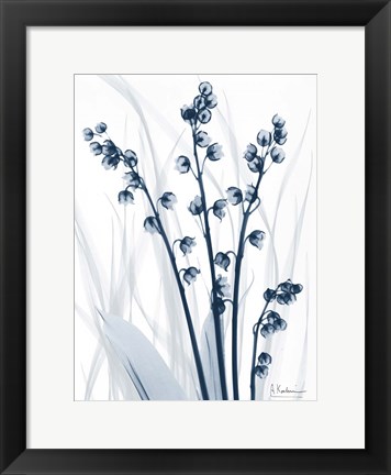 Framed Radiant Blues 1 Print