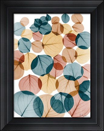 Framed Urban Baybean Leaves Print