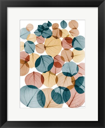 Framed Urban Baybean Leaves Print