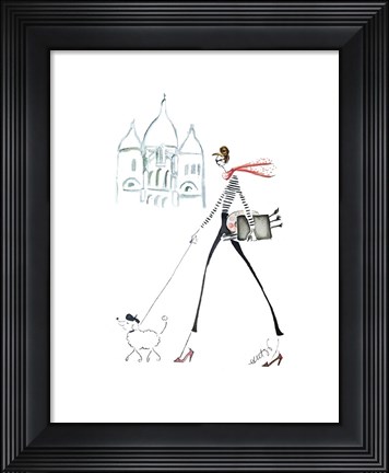 Framed Paris Montmartre Print