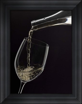 Framed Wine Pour 2 Print