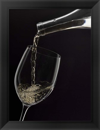 Framed Wine Pour 2 Print