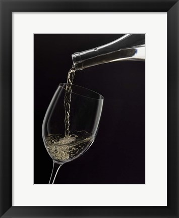 Framed Wine Pour 2 Print