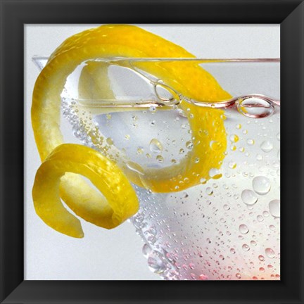 Framed Lemon Twist Print