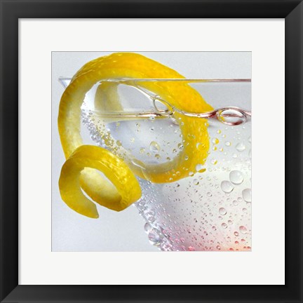 Framed Lemon Twist Print