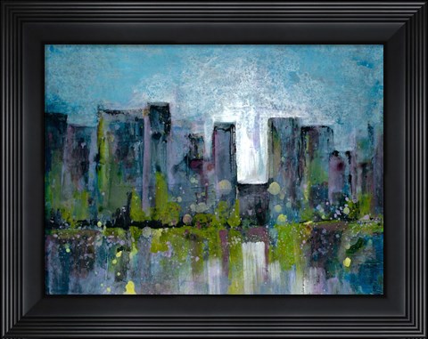 Framed City Nights 2 Print