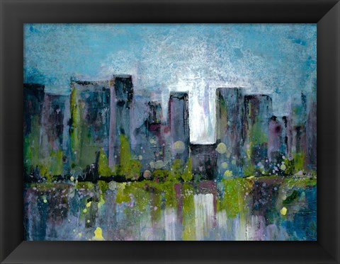 Framed City Nights 2 Print