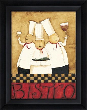 Framed Happy Chefs Print