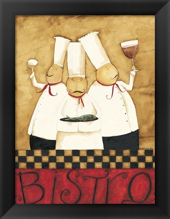 Framed Happy Chefs Print