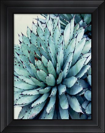 Framed Crushing Green II Print
