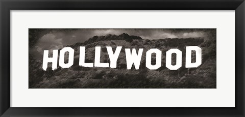 Framed Hollywood Hill Print