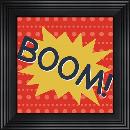 Framed Boom Print