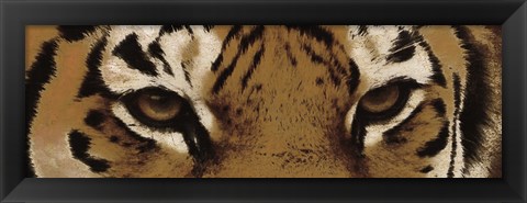 Framed Tiger Eyes Print