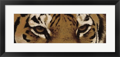 Framed Tiger Eyes Print