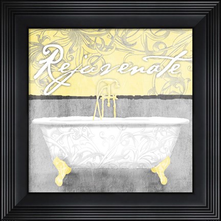 Framed Yellow Rejuvenate Print