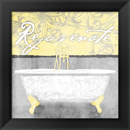 Framed Yellow Rejuvenate Print